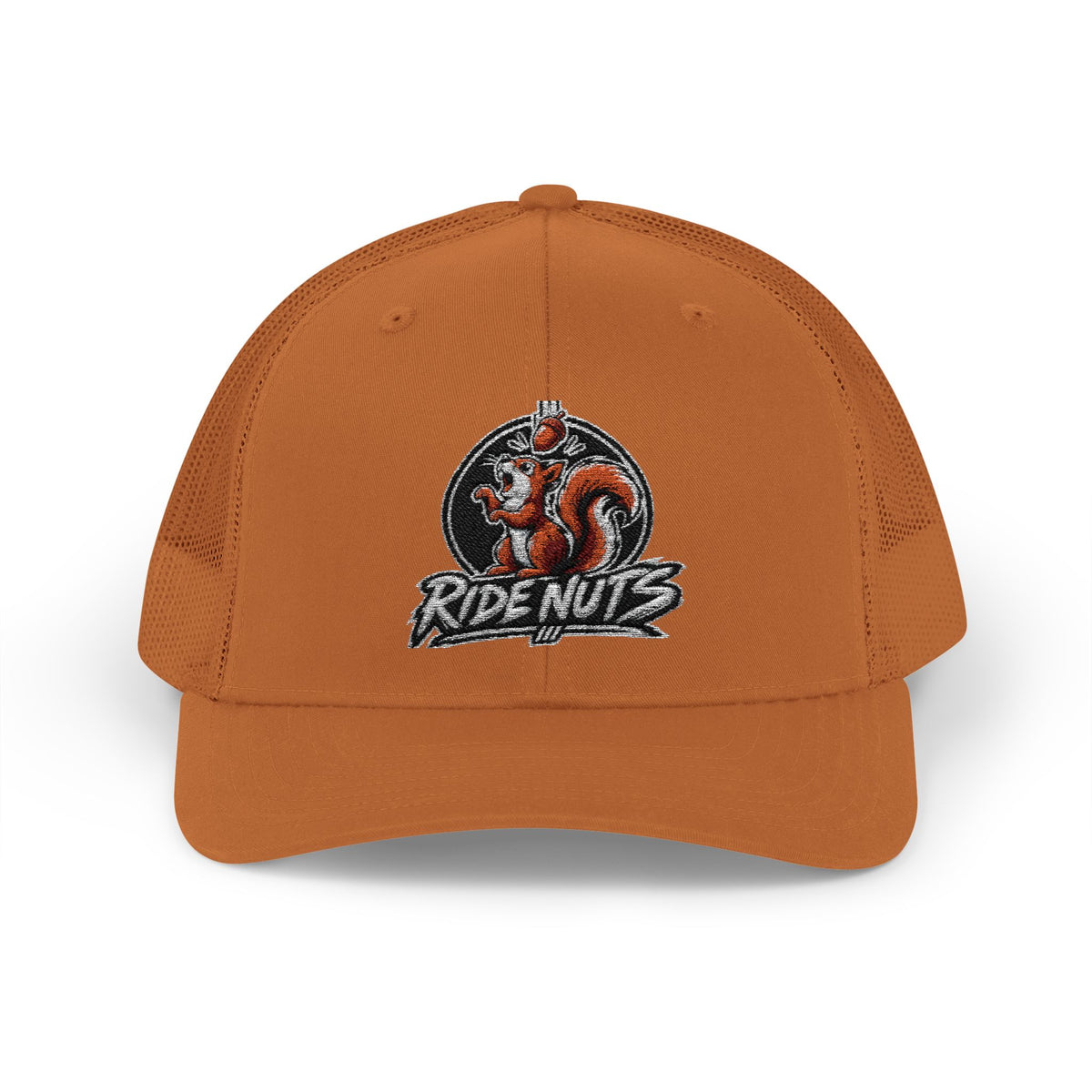 Snapback Trucker Cap — Retro Squirrel Logo Casual Baseball Hat