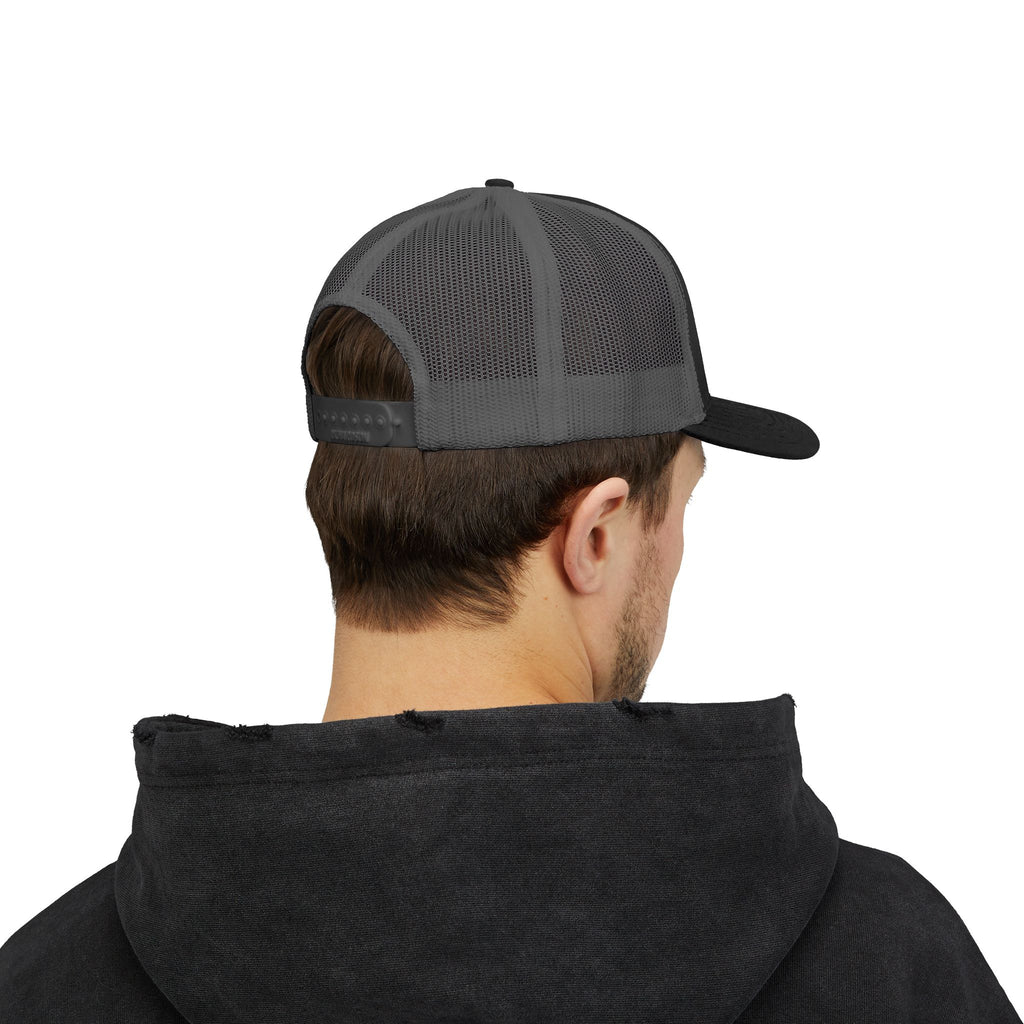 Snapback Trucker Cap — Retro Squirrel Logo Casual Baseball Hat