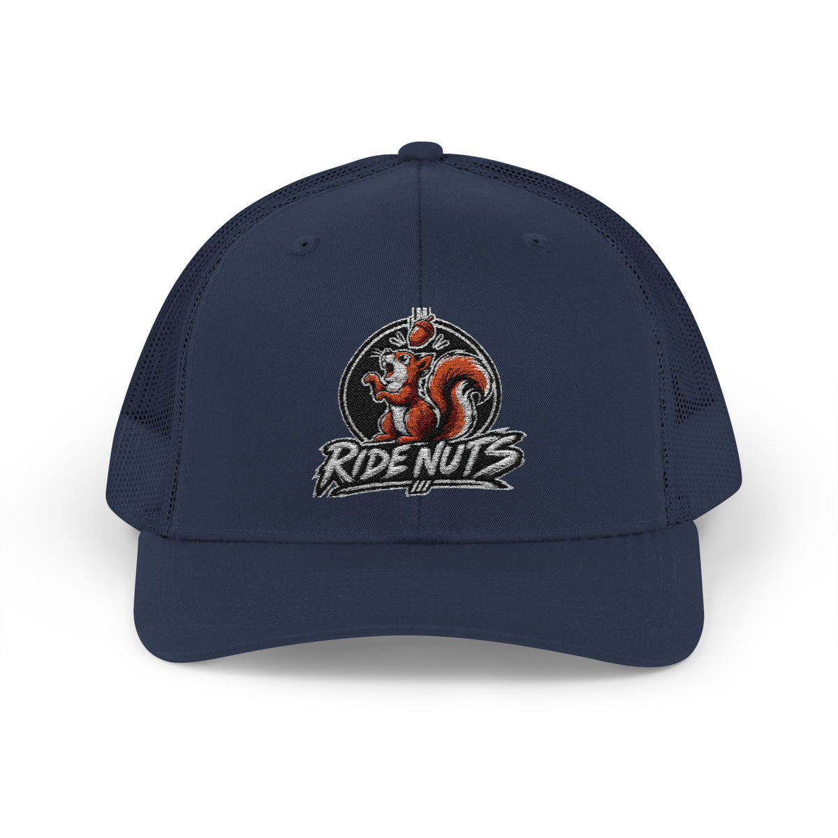 Snapback Trucker Cap — Retro Squirrel Logo Casual Baseball Hat