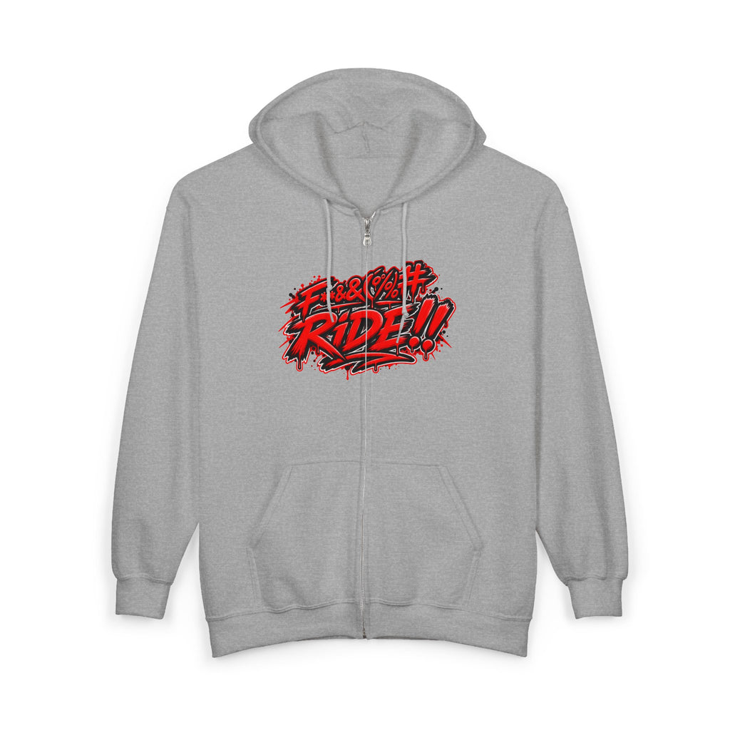 Hoodie Fucking Ride – Red & Black Street Edition