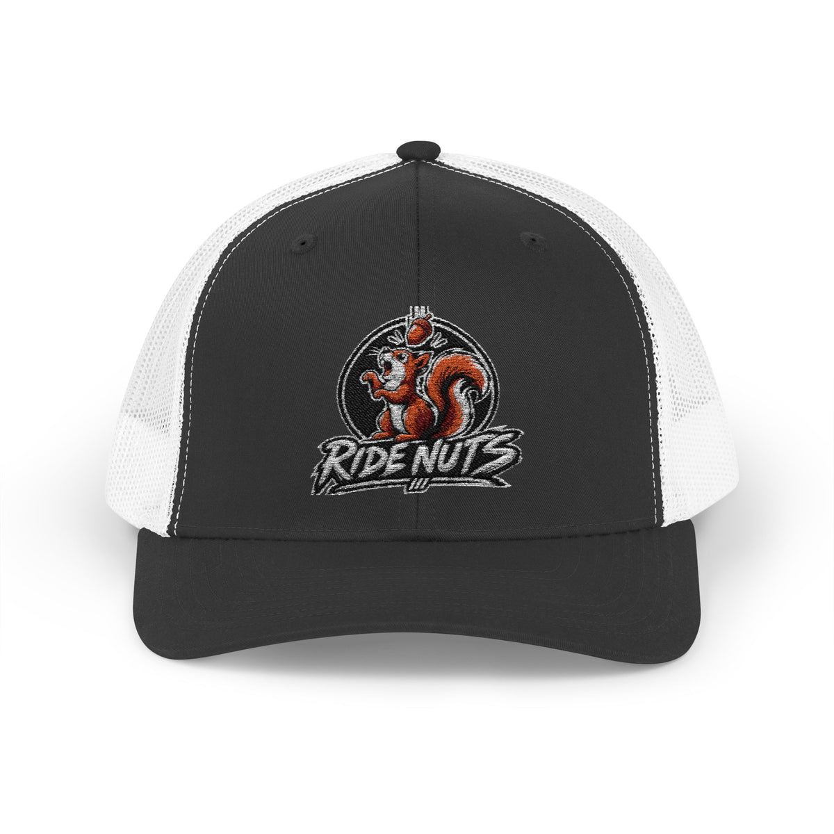 Snapback Trucker Cap — Retro Squirrel Logo Casual Baseball Hat