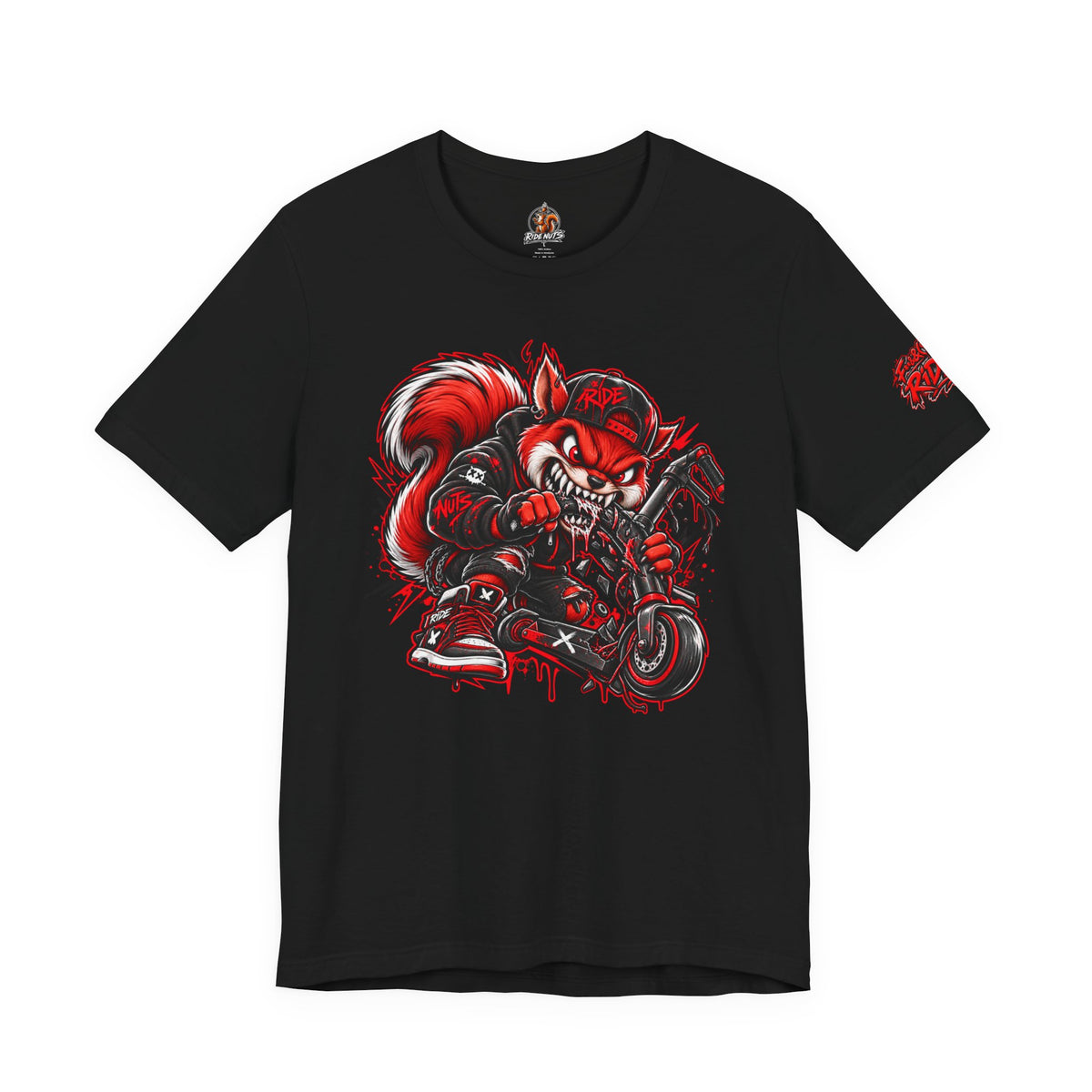 T-shirt Ride Nuts – Squirrel Rampage