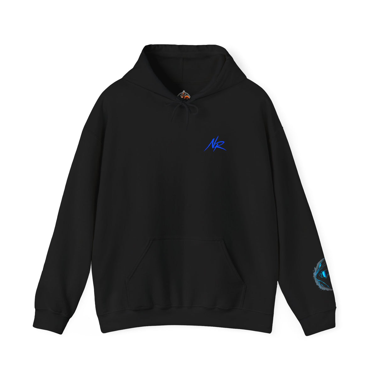 Graphic Hoodie — Neon Raccoon 'De La Nuit J'en Mange' Streetwear Pullover