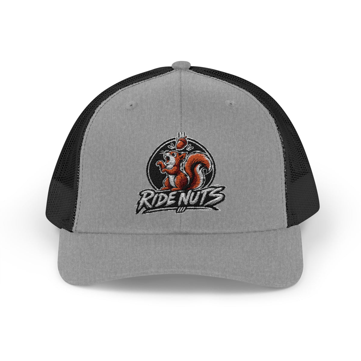 Snapback Trucker Cap — Retro Squirrel Logo Casual Baseball Hat