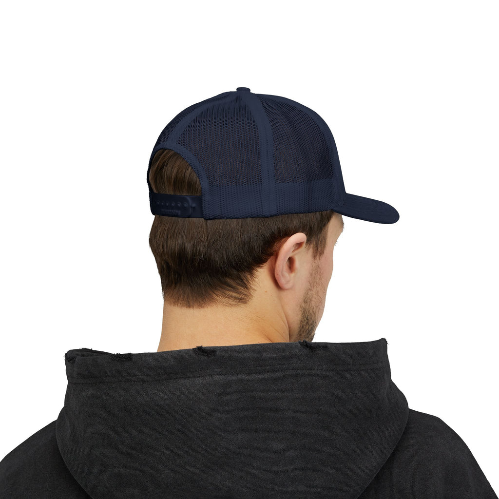 Snapback Trucker Cap — Retro Squirrel Logo Casual Baseball Hat