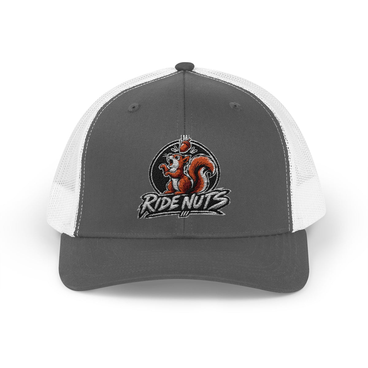 Snapback Trucker Cap — Retro Squirrel Logo Casual Baseball Hat