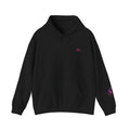 Nuts Rider Neon Shadow Hoodie – Black & Magenta