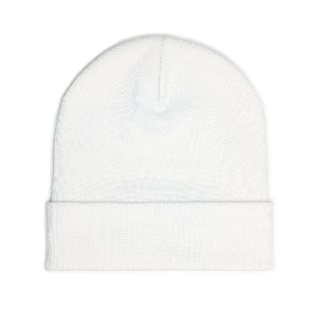 Embroidered 'Rise Nite' Graffiti Knit Beanie — Streetwear Winter Hat