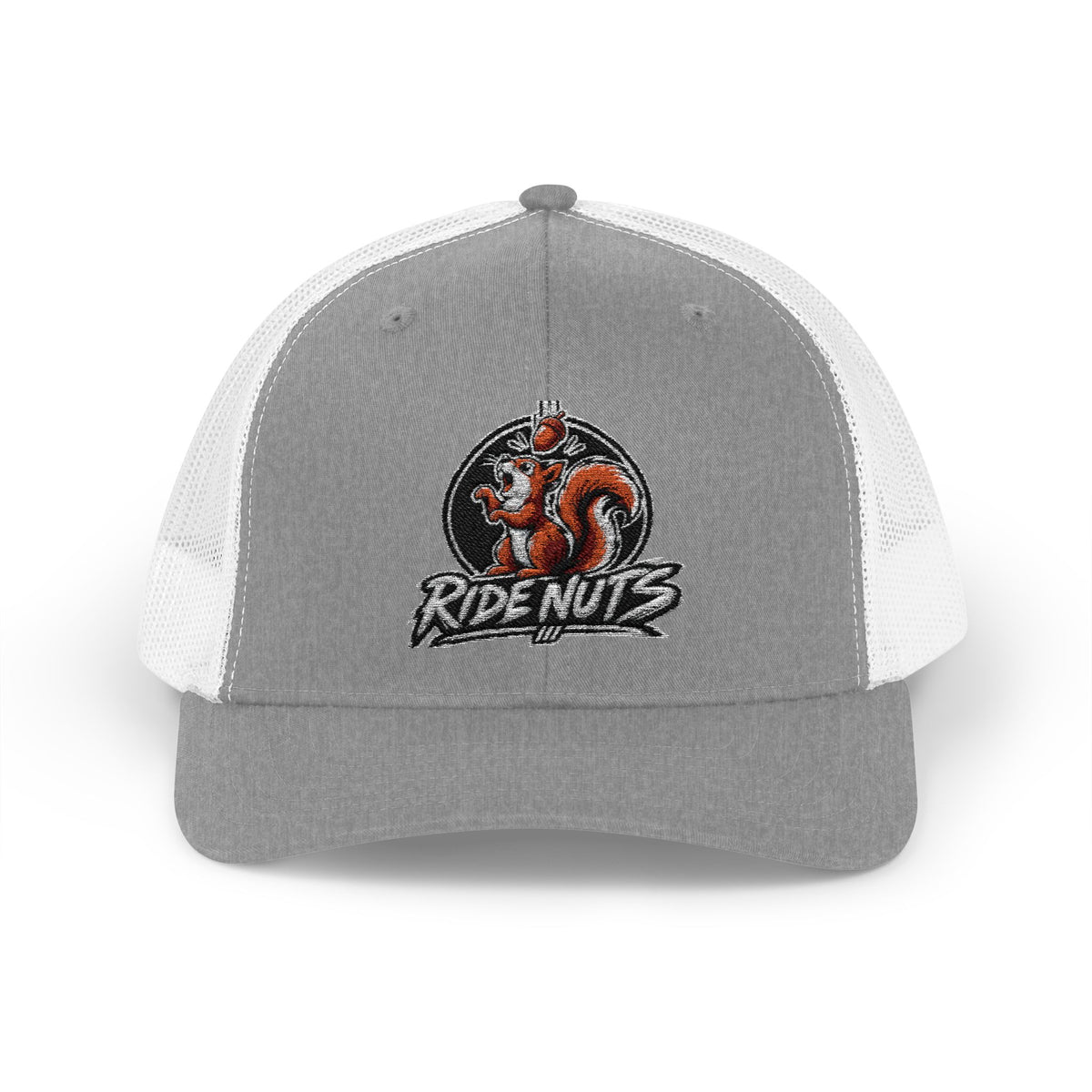 Snapback Trucker Cap — Retro Squirrel Logo Casual Baseball Hat
