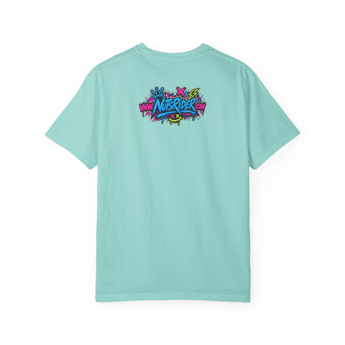 Graffiti Smiley T-Shirt — Neon Street Art Graphic Tee
