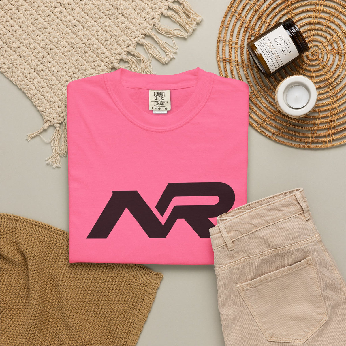 AR Logo T‑Shirt — Minimalist Monogram Graphic Tee