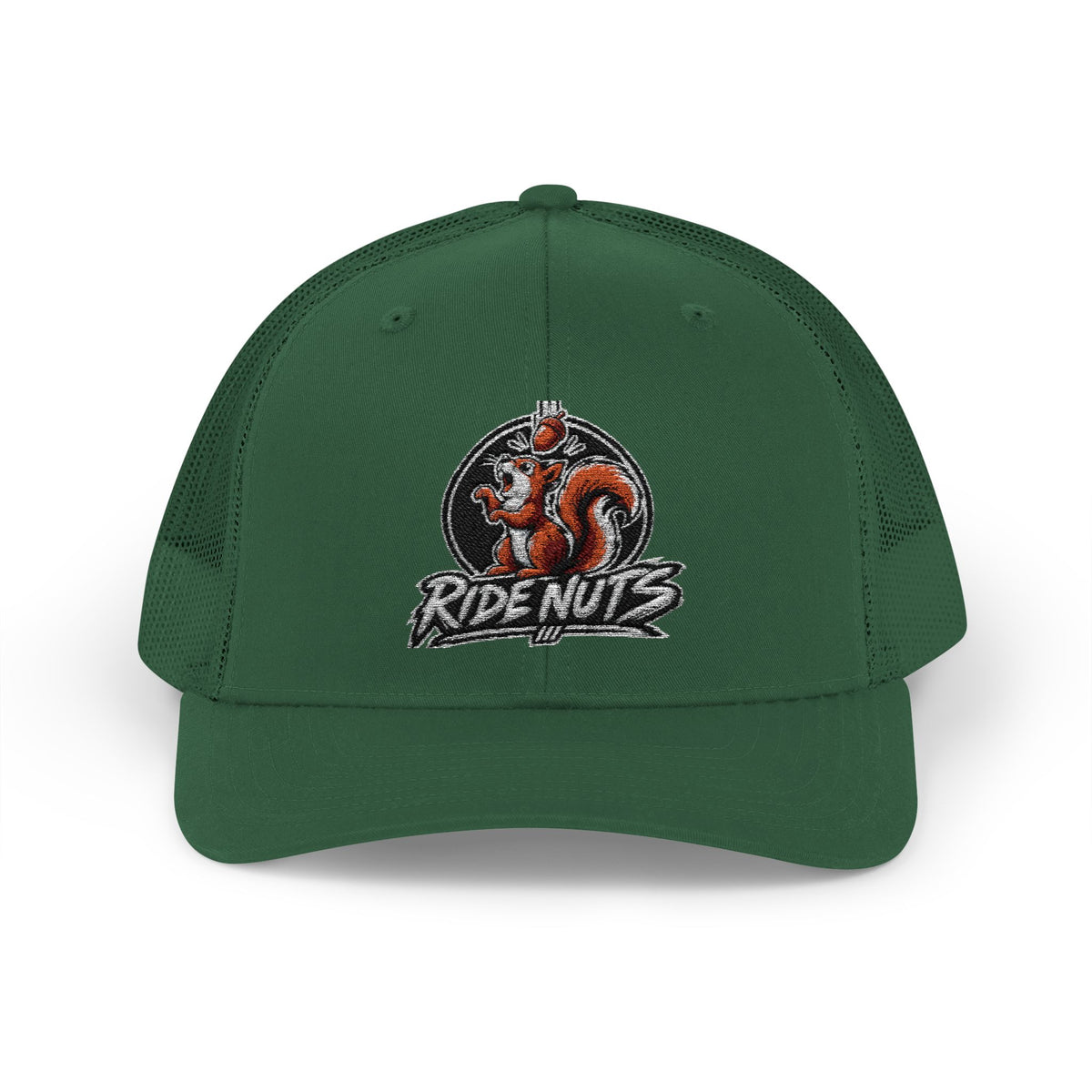 Snapback Trucker Cap — Retro Squirrel Logo Casual Baseball Hat