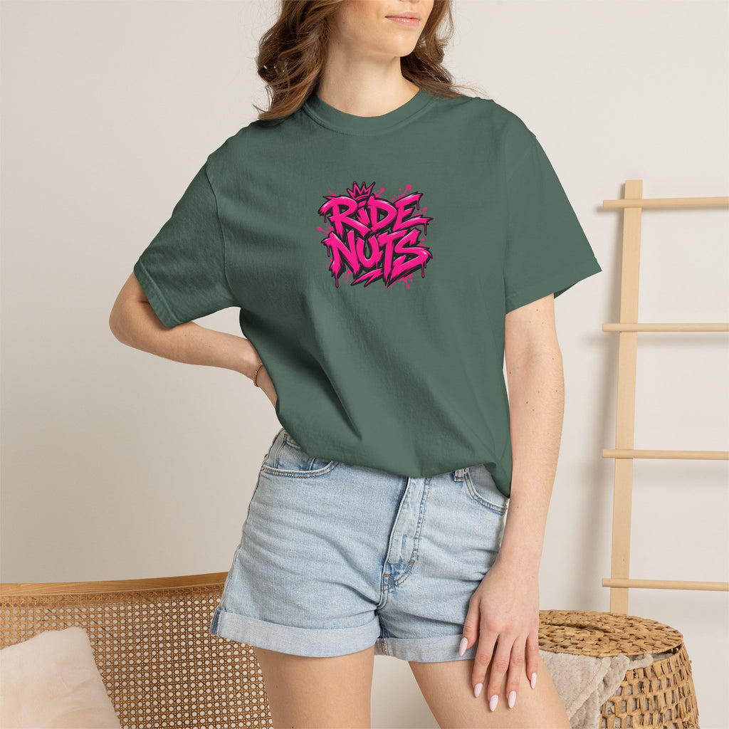 Ride Nuts Scooter T-Shirt — Graphic French Text "Rentre Moi!" Streetwear