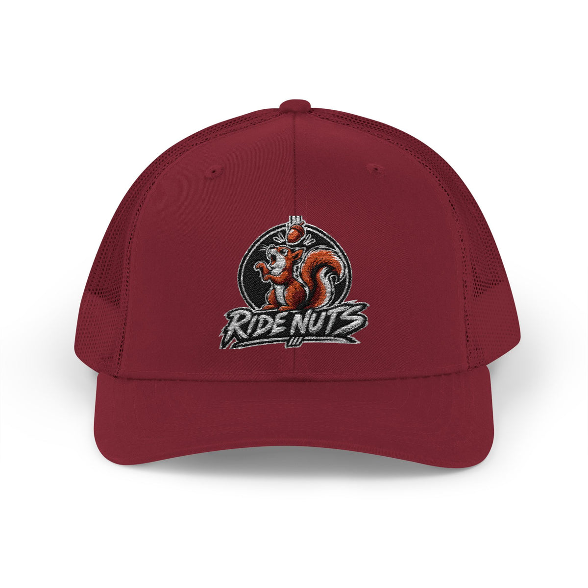 Snapback Trucker Cap — Retro Squirrel Logo Casual Baseball Hat