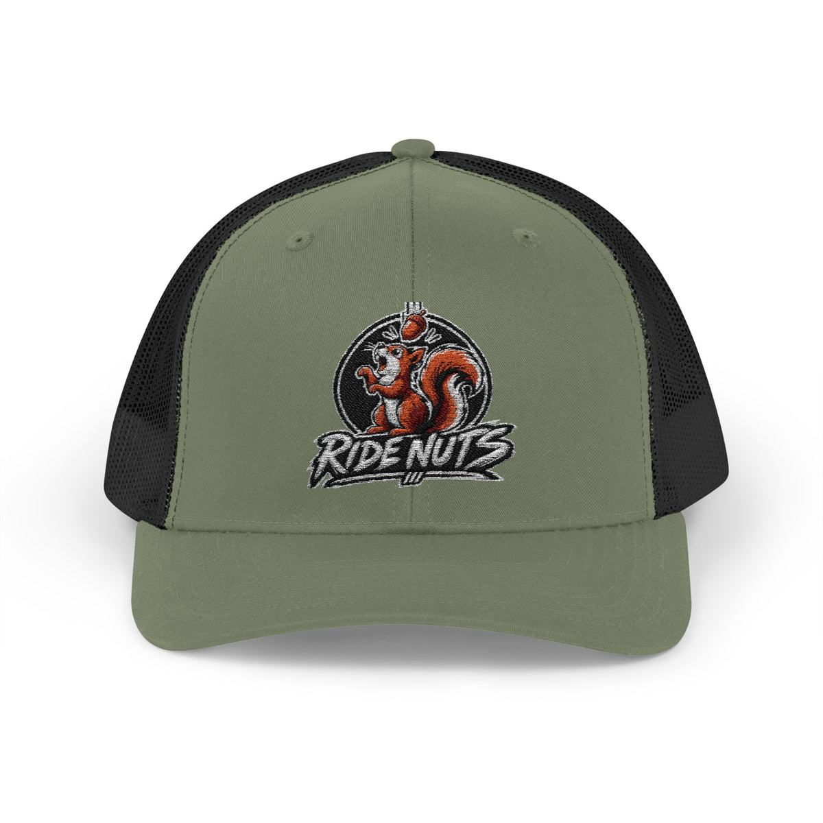 Snapback Trucker Cap — Retro Squirrel Logo Casual Baseball Hat