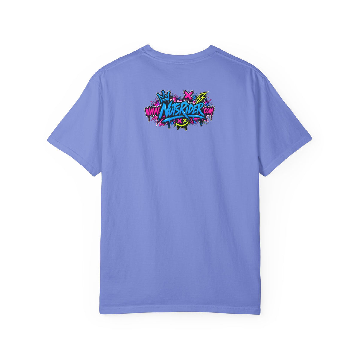 Graffiti Smiley T-Shirt — Neon Street Art Graphic Tee