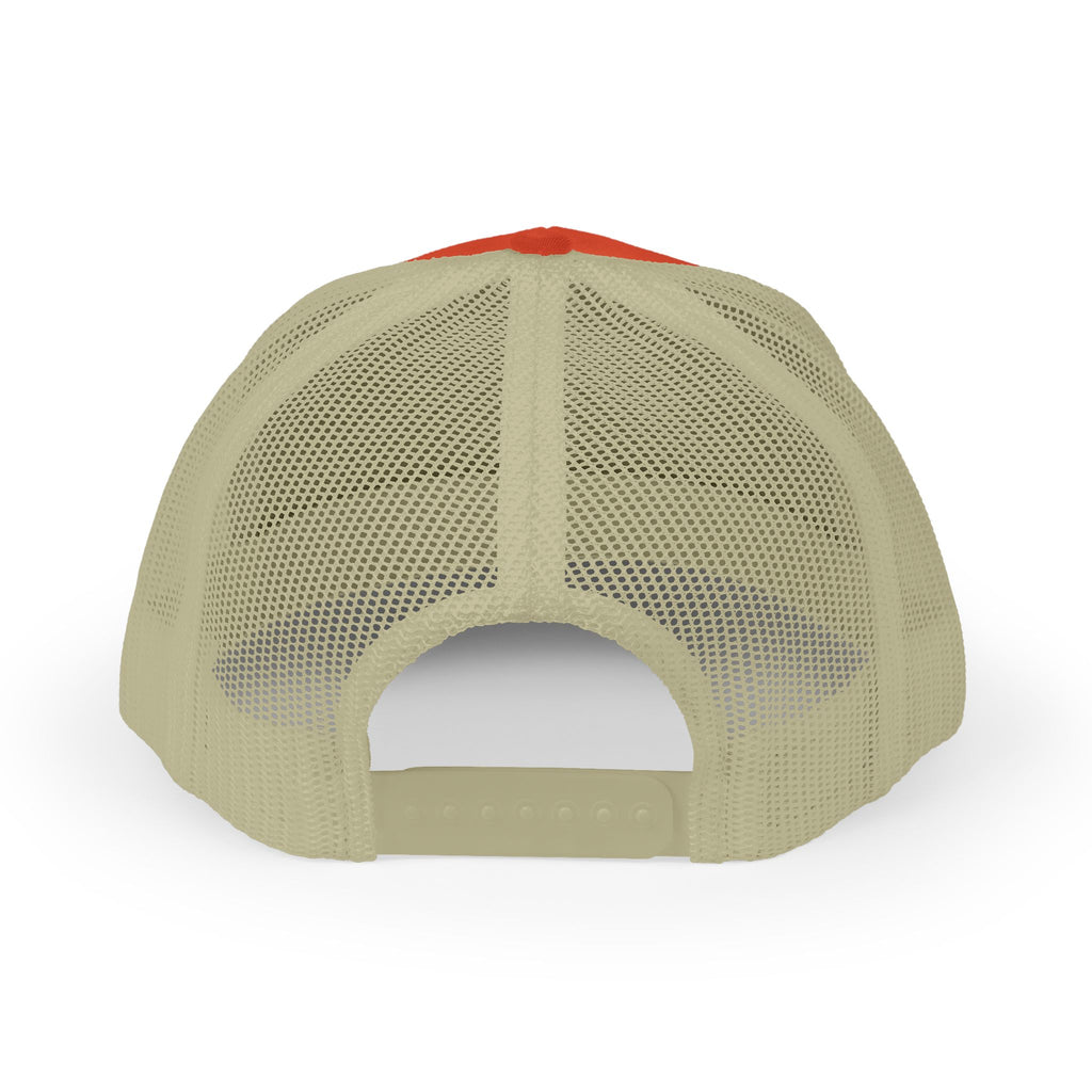 Snapback Trucker Cap — Retro Squirrel Logo Casual Baseball Hat