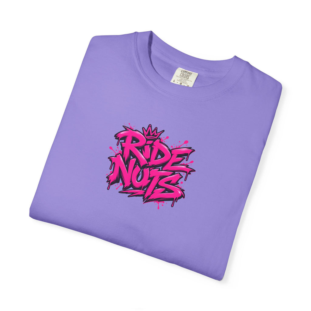 Ride Nuts Scooter T-Shirt — Graphic French Text "Rentre Moi!" Streetwear