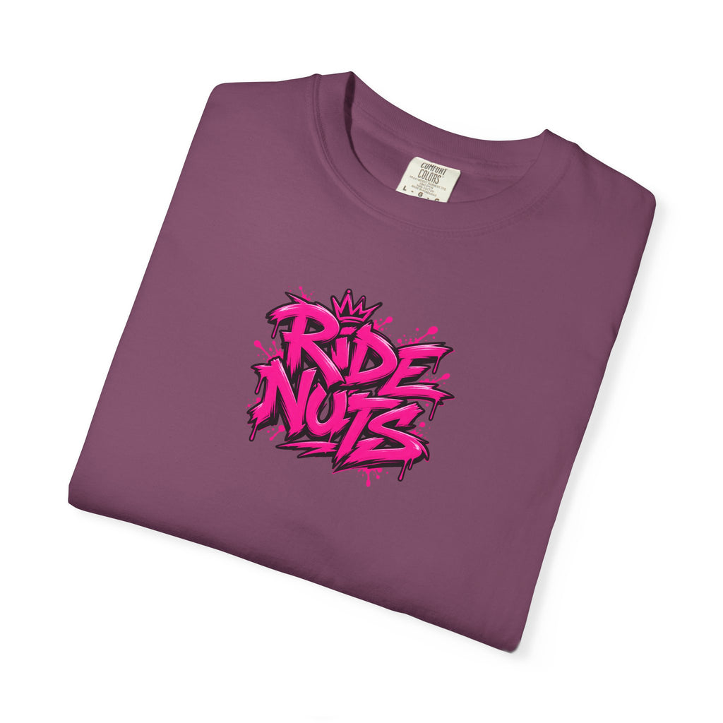 Ride Nuts Scooter T-Shirt — Graphic French Text "Rentre Moi!" Streetwear
