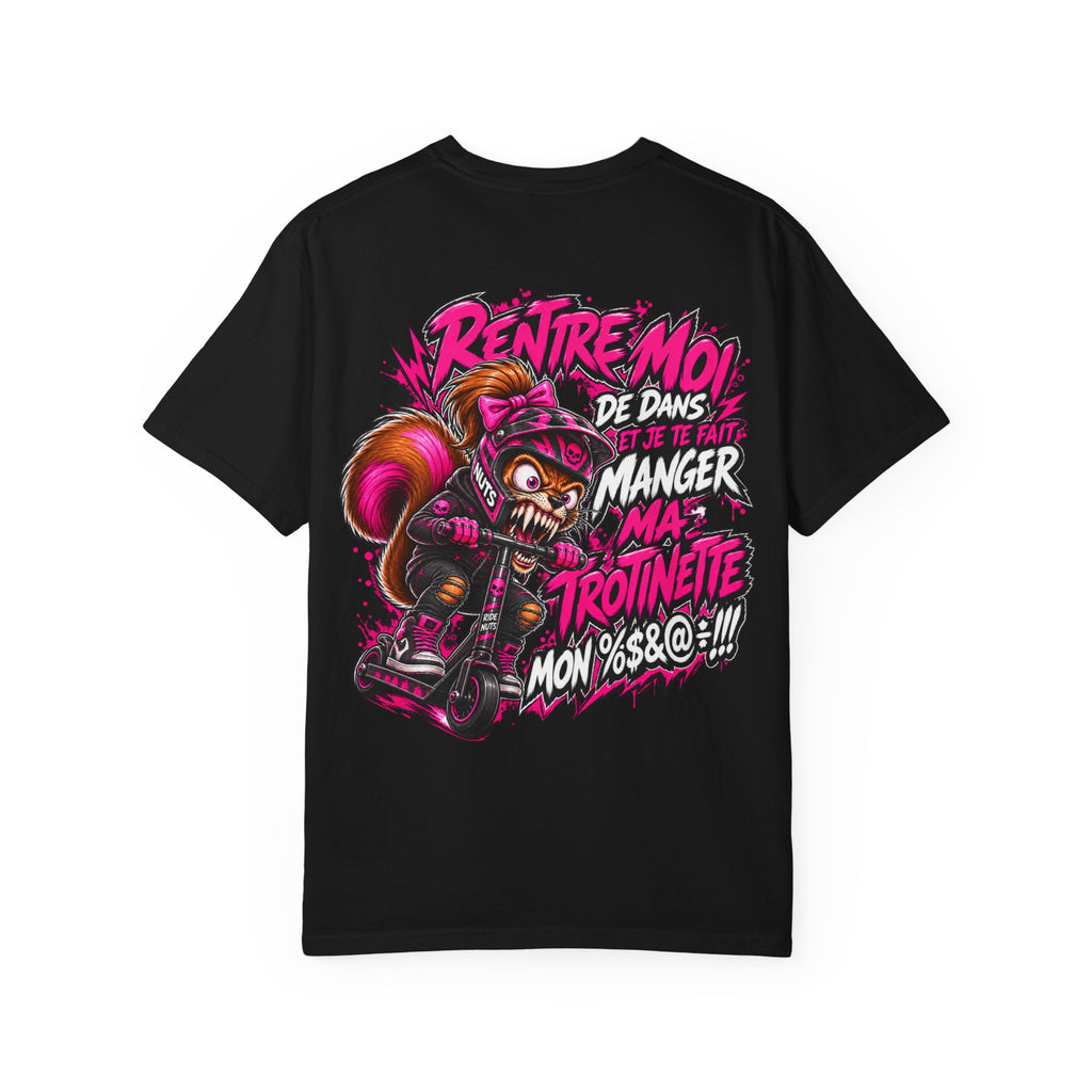 Ride Nuts Scooter T-Shirt — Graphic French Text "Rentre Moi!" Streetwear