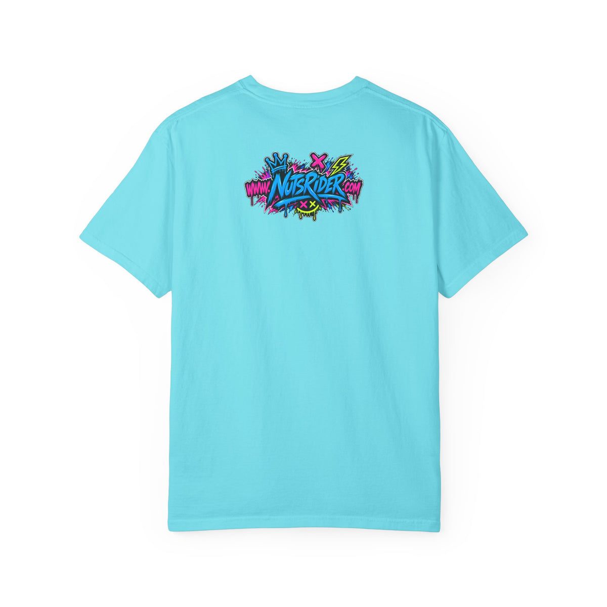 Graffiti Smiley T-Shirt — Neon Street Art Graphic Tee