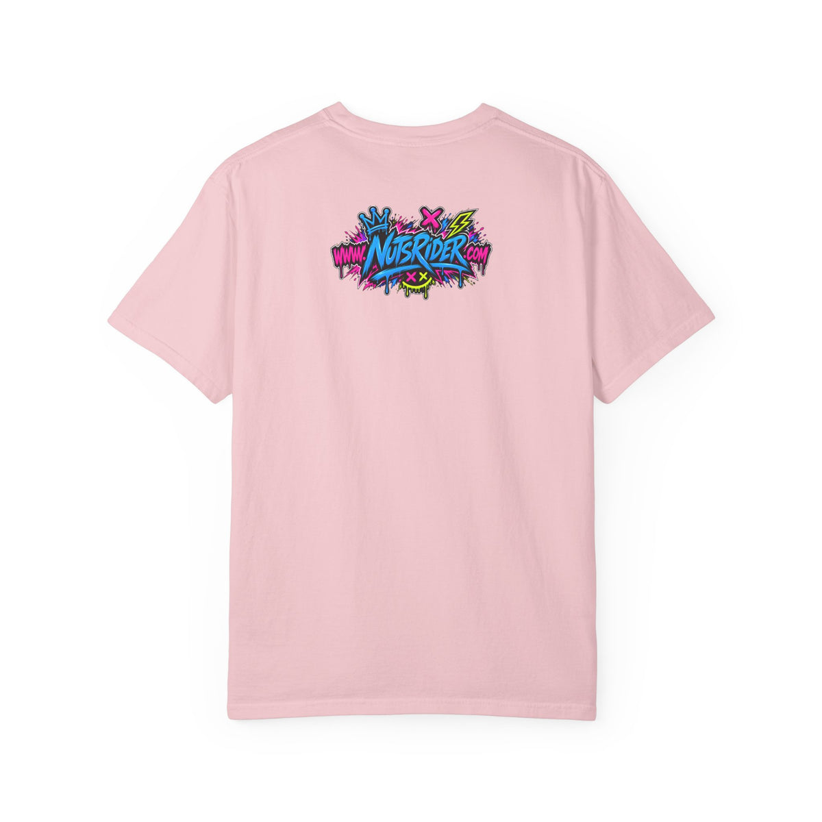 Graffiti Smiley T-Shirt — Neon Street Art Graphic Tee