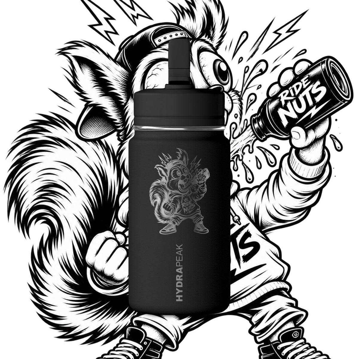 bouteille Ride Nuts – 14 oz | Acier inoxydable