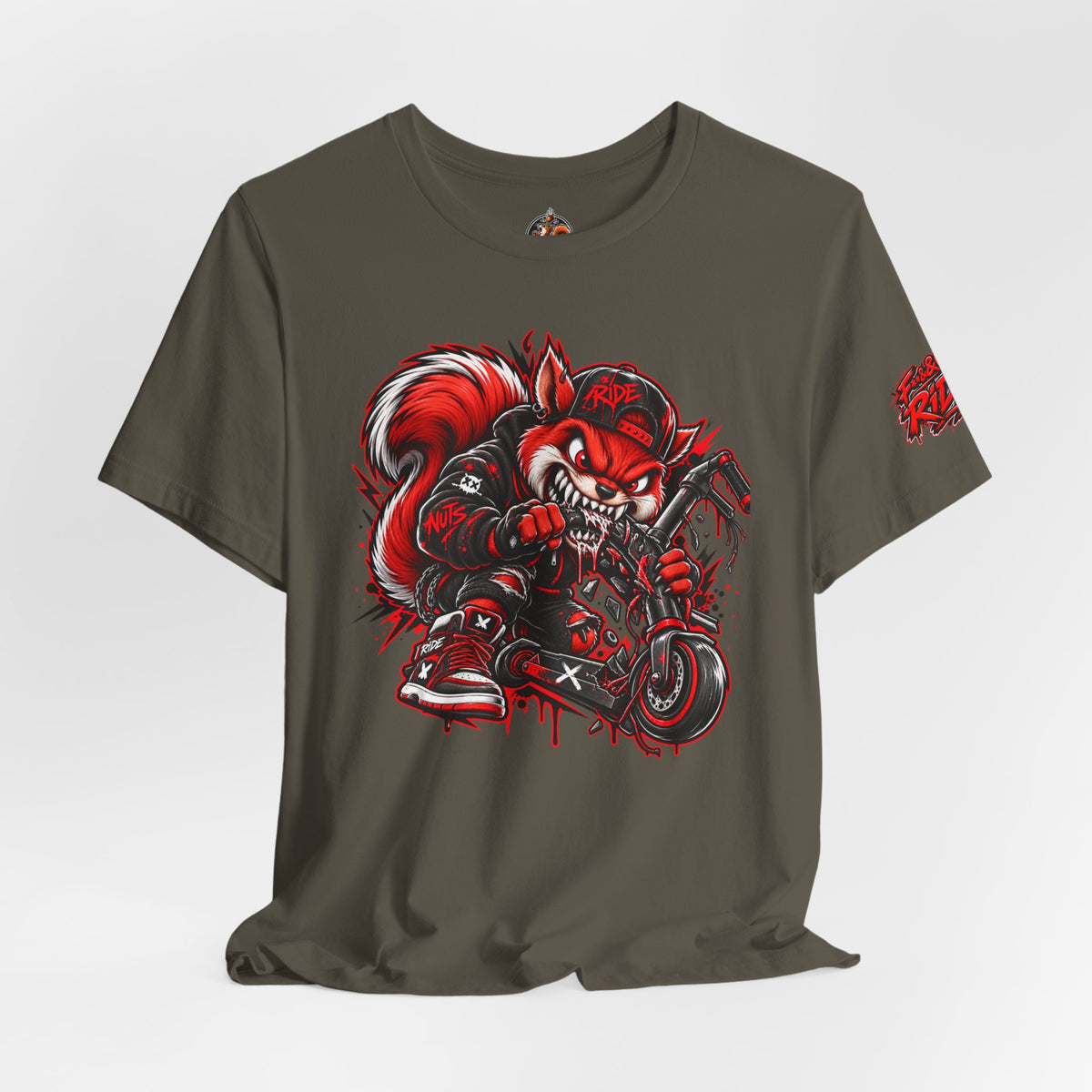 T-shirt Ride Nuts – Squirrel Rampage