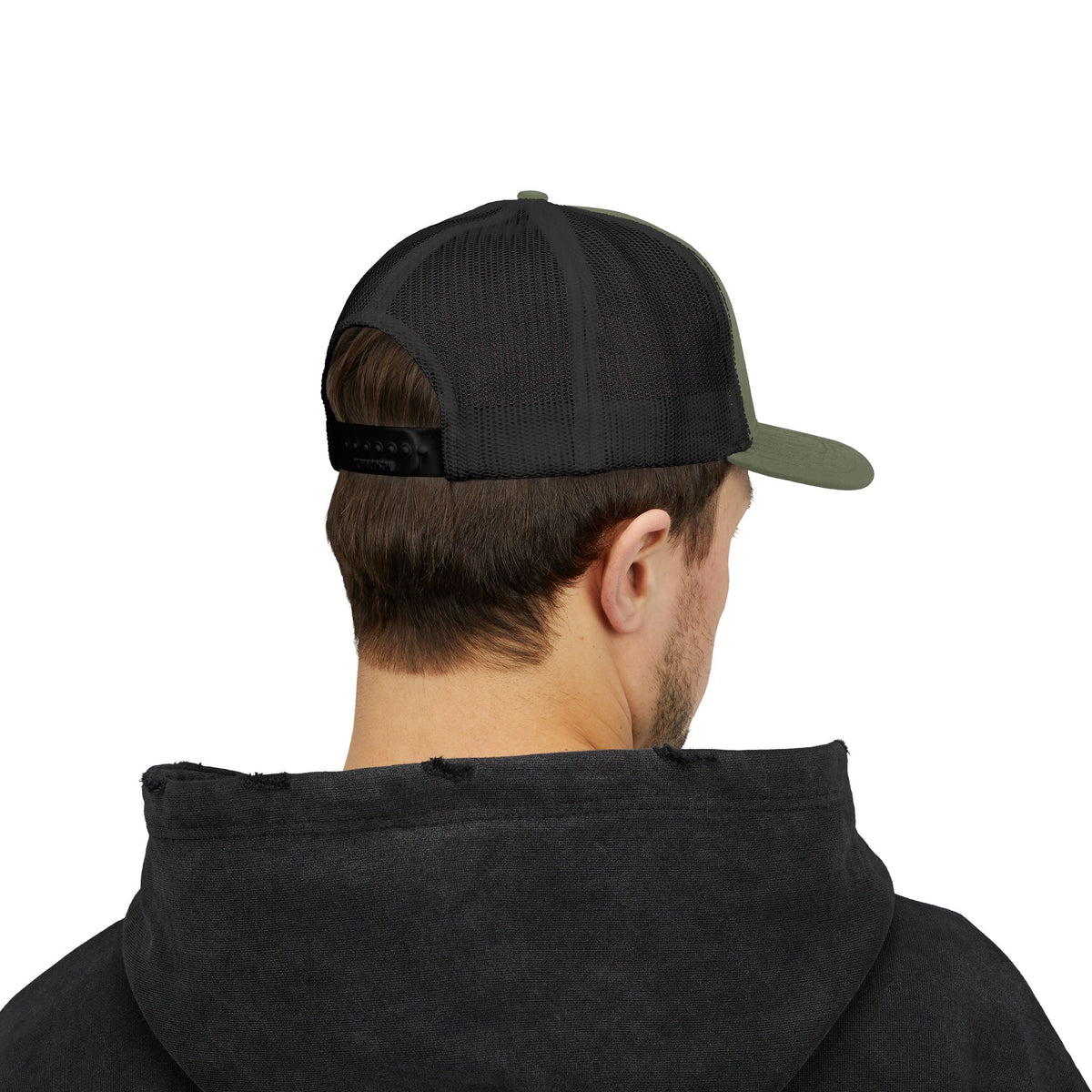 Snapback Trucker Cap — Retro Squirrel Logo Casual Baseball Hat