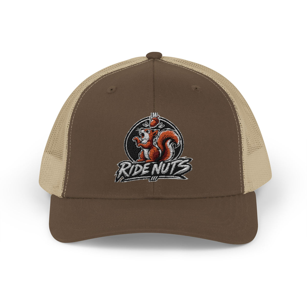 Snapback Trucker Cap — Retro Squirrel Logo Casual Baseball Hat