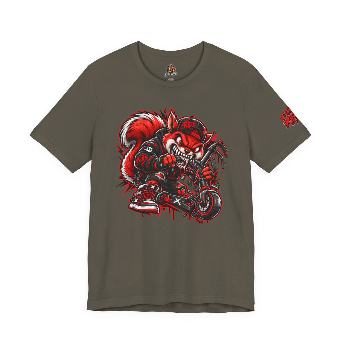 T-shirt Ride Nuts – Squirrel Rampage