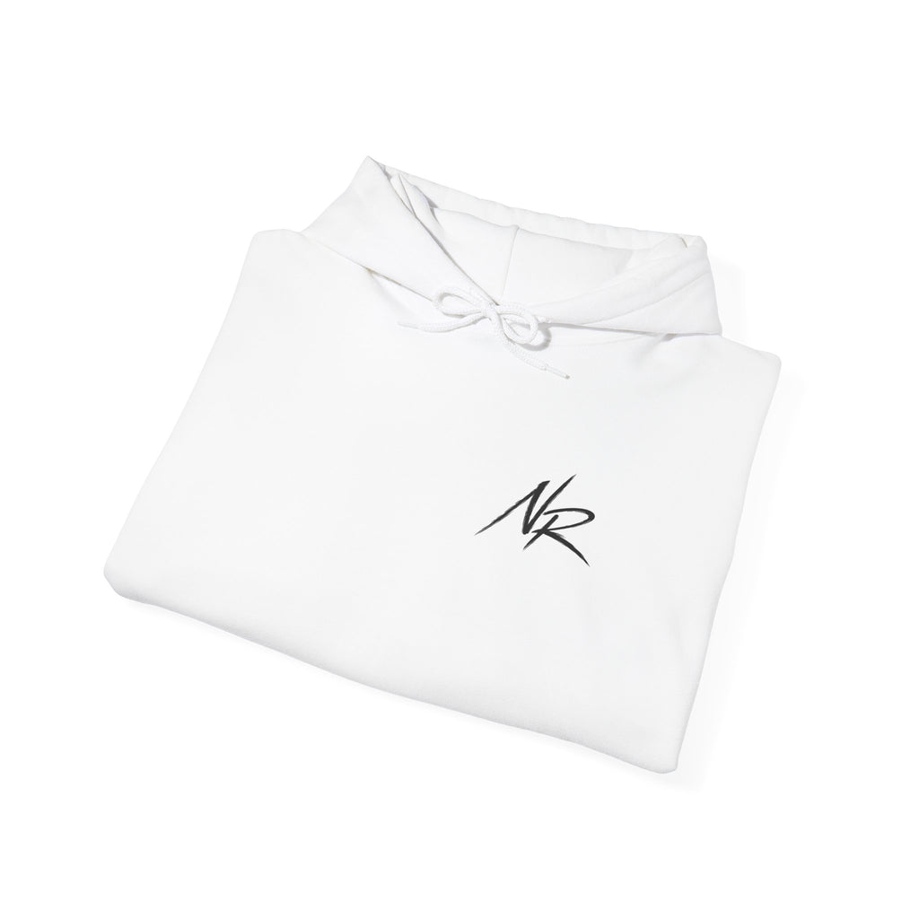 NK Pink Drip Helmet Hoodie — Streetwear Graphic Pullover