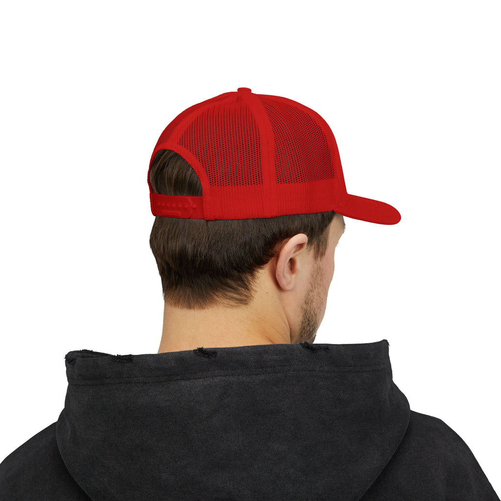 Snapback Trucker Cap — Retro Squirrel Logo Casual Baseball Hat