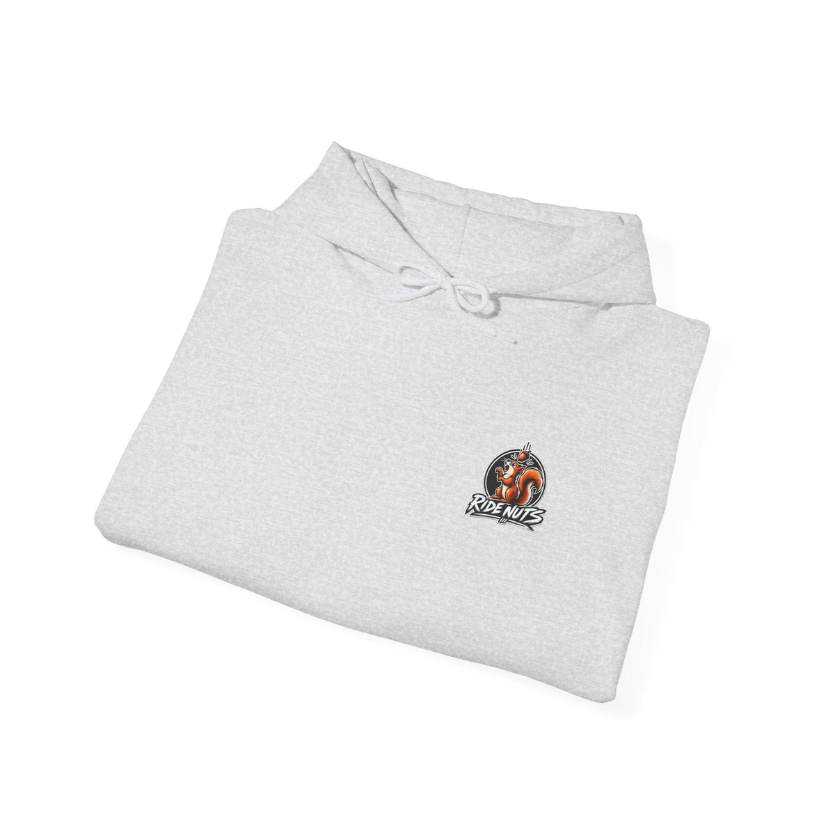 Ride Nuts Graphic Hoodie — Colorful Rock Hand Skull Moto Pullover