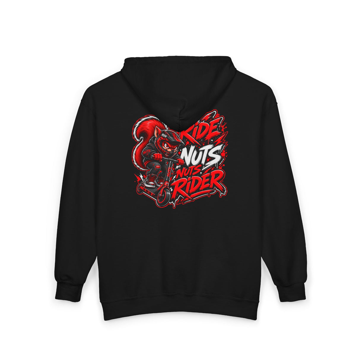 Hoodie Fucking Ride – Red & Black Street Edition