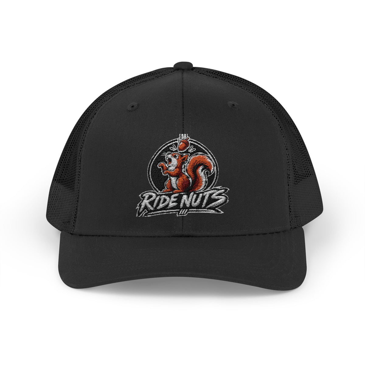 Snapback Trucker Cap — Retro Squirrel Logo Casual Baseball Hat