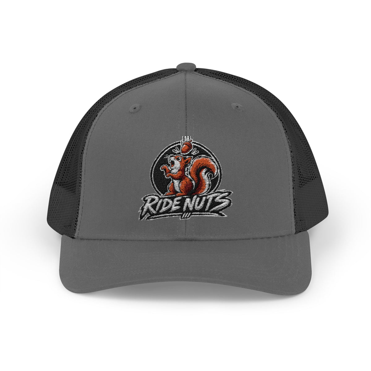 Snapback Trucker Cap — Retro Squirrel Logo Casual Baseball Hat