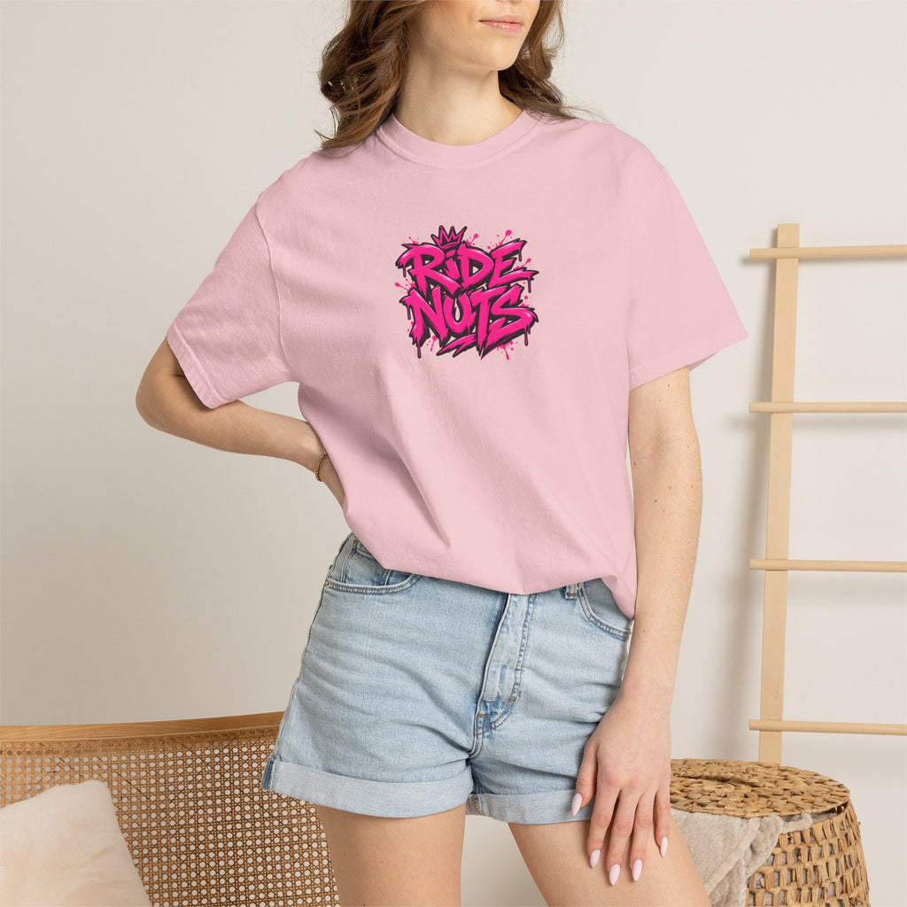 Ride Nuts Scooter T-Shirt — Graphic French Text "Rentre Moi!" Streetwear