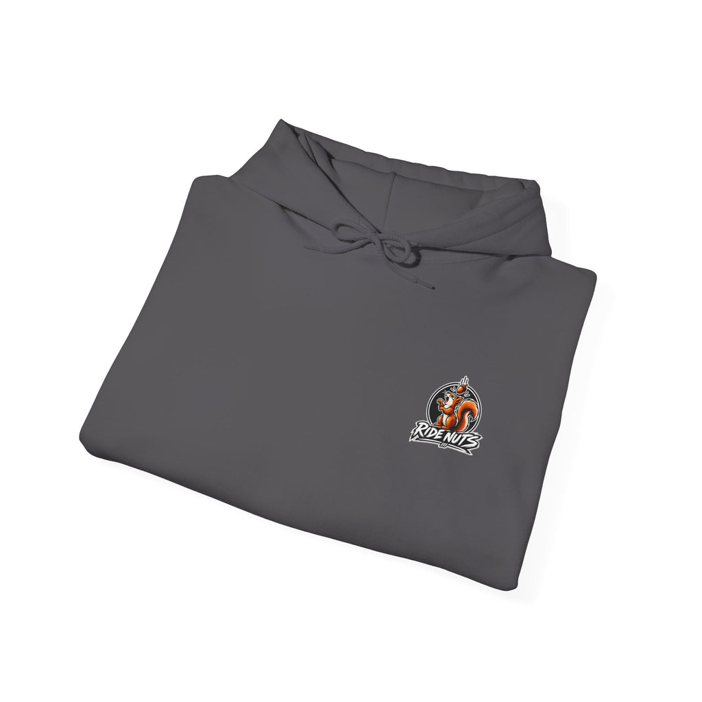 Nuts Rider Graphic Hoodie — Colorful Bomb Mascot Streetwear !