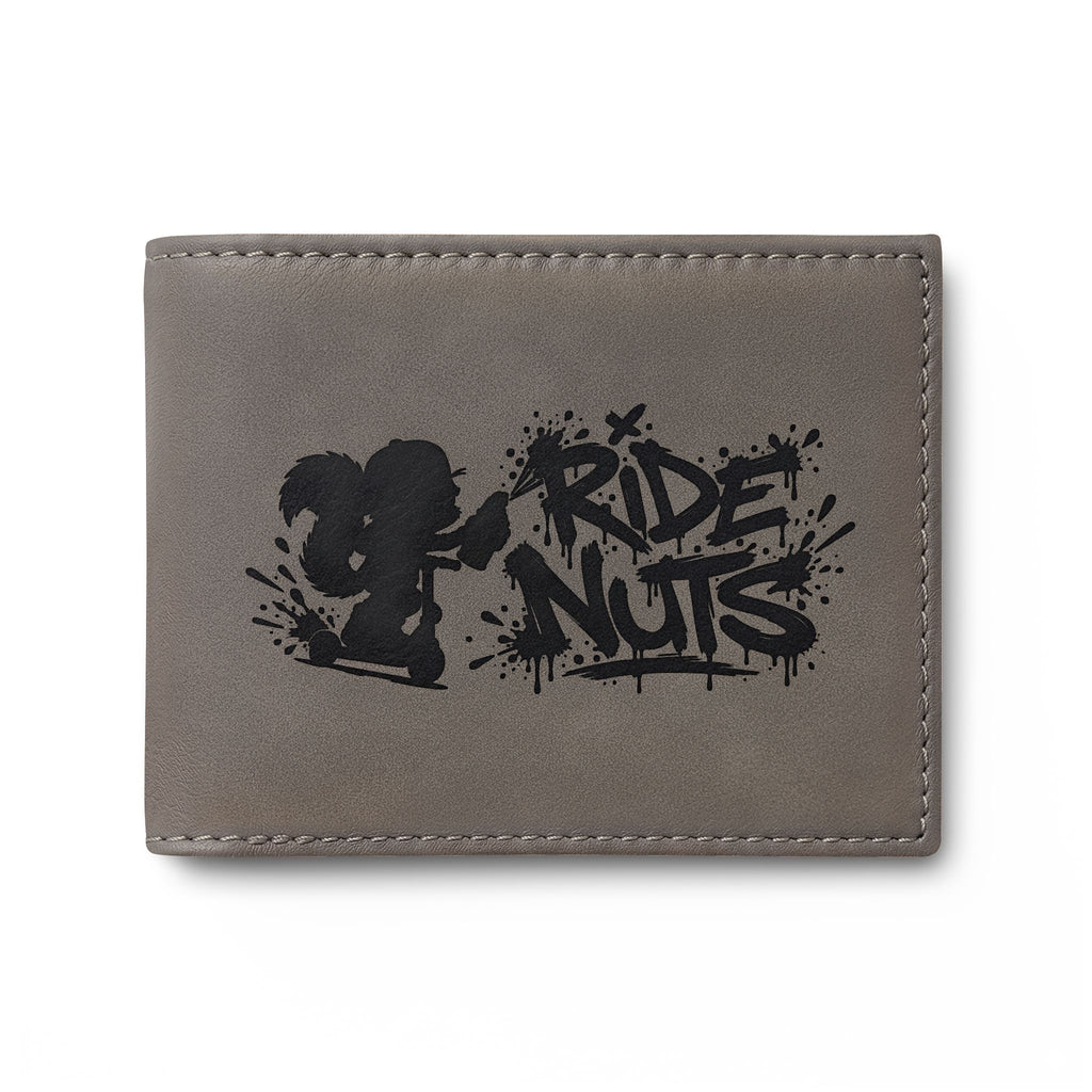 Graffiti 'Ride Nuts' Bi-Fold Wallet