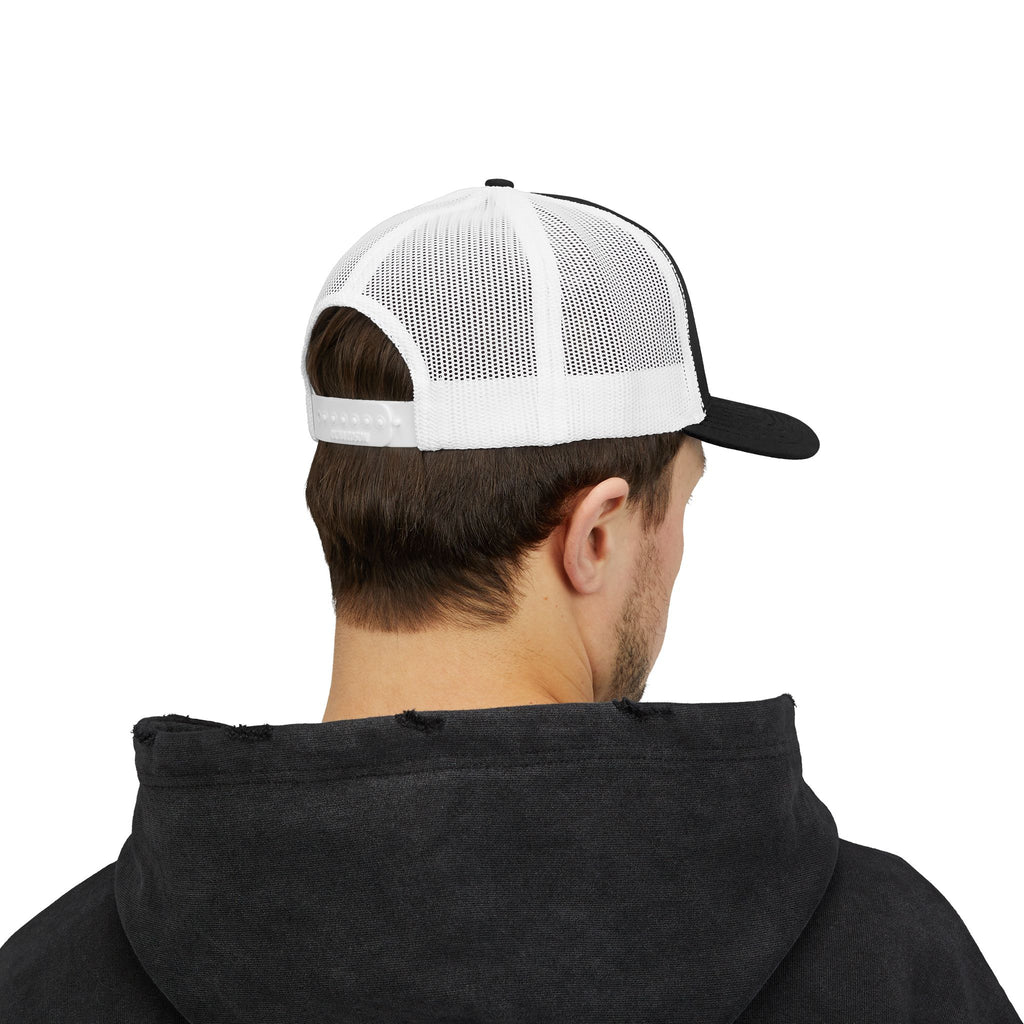 Snapback Trucker Cap — Retro Squirrel Logo Casual Baseball Hat
