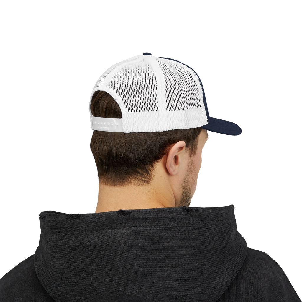 Snapback Trucker Cap — Retro Squirrel Logo Casual Baseball Hat