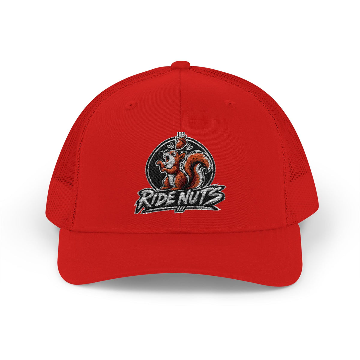 Snapback Trucker Cap — Retro Squirrel Logo Casual Baseball Hat