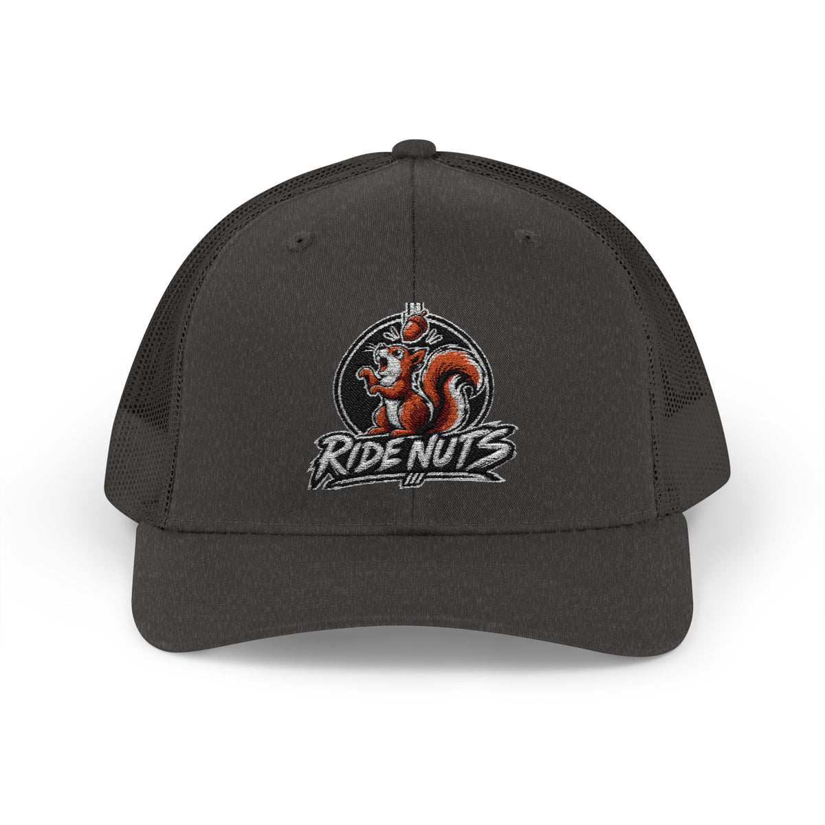 Snapback Trucker Cap — Retro Squirrel Logo Casual Baseball Hat