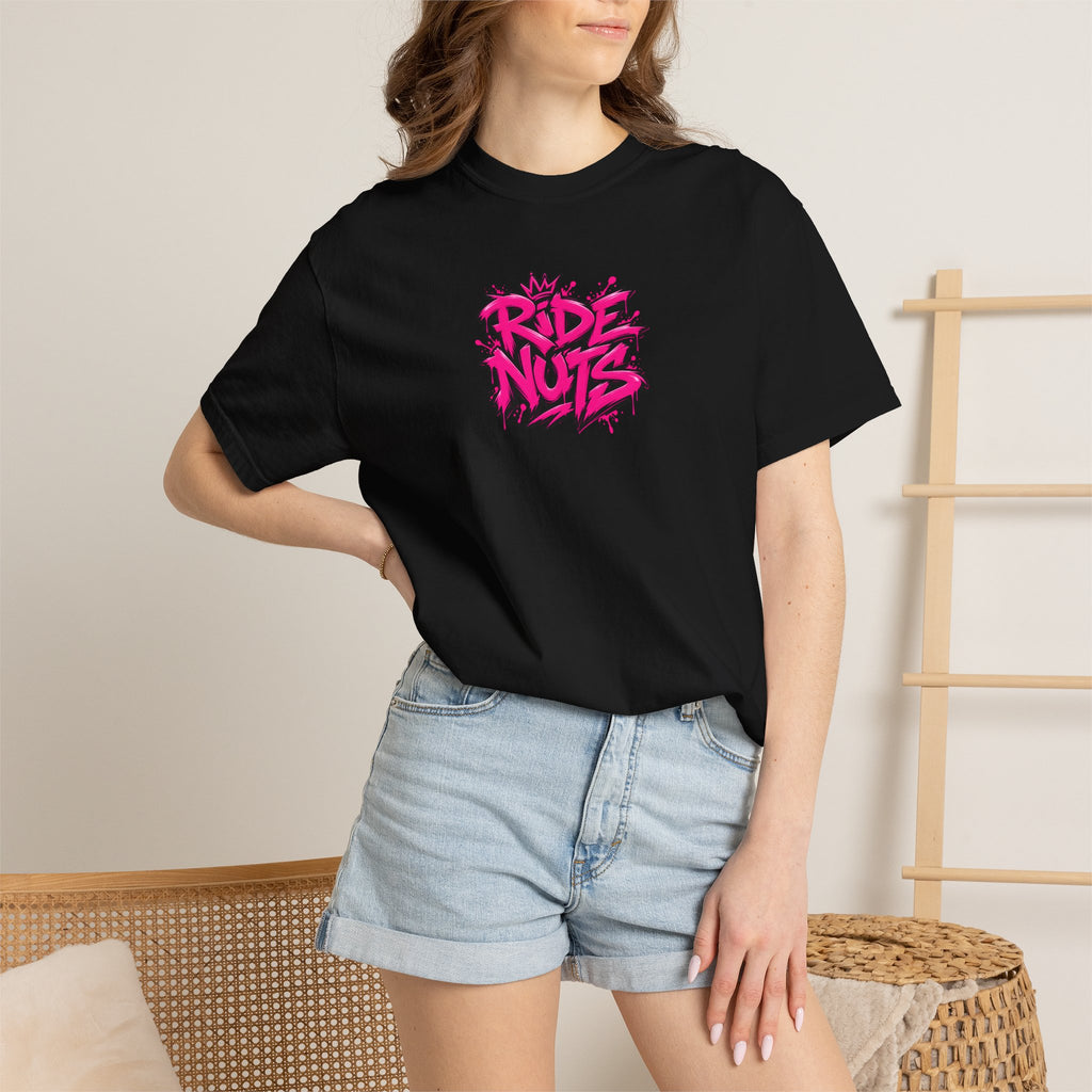 Ride Nuts Scooter T-Shirt — Graphic French Text "Rentre Moi!" Streetwear
