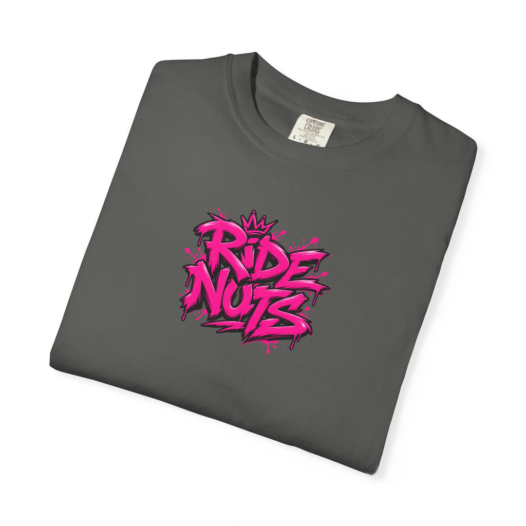 Ride Nuts Scooter T-Shirt — Graphic French Text "Rentre Moi!" Streetwear