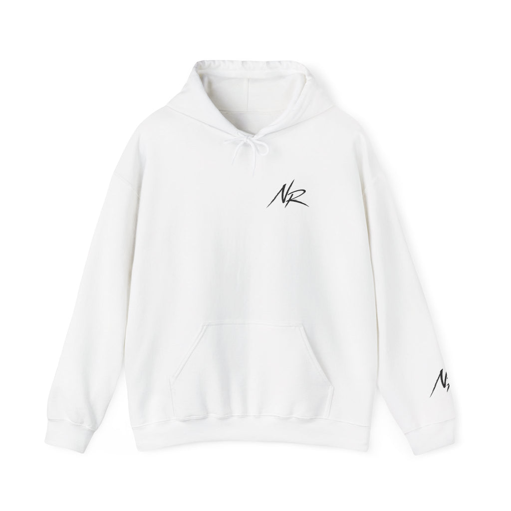 NK Pink Drip Helmet Hoodie — Streetwear Graphic Pullover