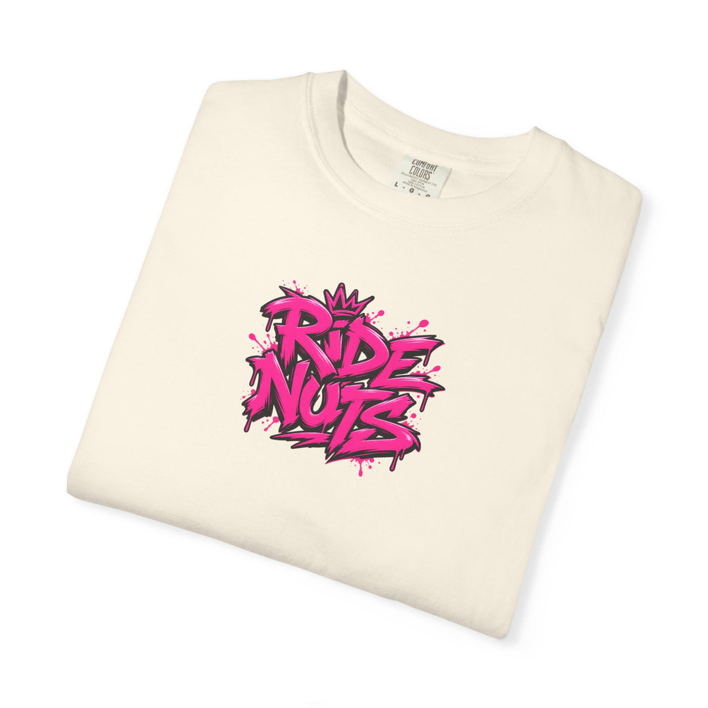 Ride Nuts Scooter T-Shirt — Graphic French Text "Rentre Moi!" Streetwear