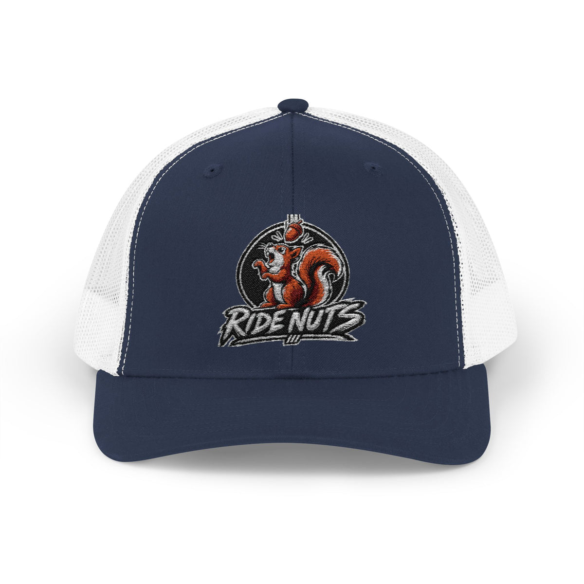 Snapback Trucker Cap — Retro Squirrel Logo Casual Baseball Hat