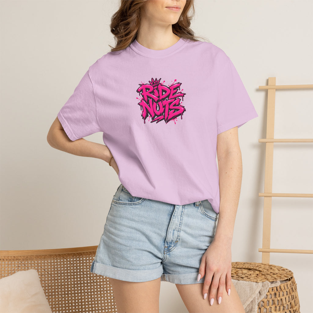 Ride Nuts Scooter T-Shirt — Graphic French Text "Rentre Moi!" Streetwear